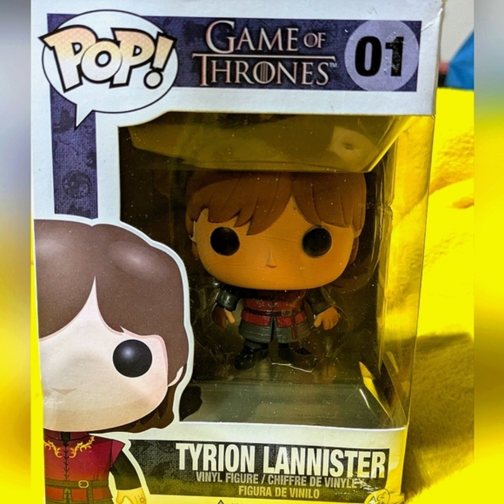 Funko Pop Tyrion Lannister Vinyl Figure #1 GAME OF THRONES Edition One